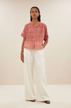By bar Chemisiers<alex love blouse | love print