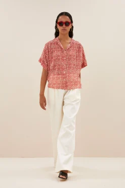 By bar Chemisiers<alex love blouse | love print