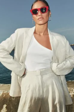 By bar Vestes<alice linen jacket | linen
