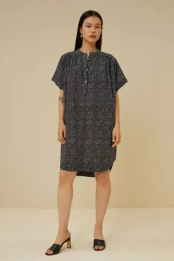 By bar Robes<amber paper dress | paper print