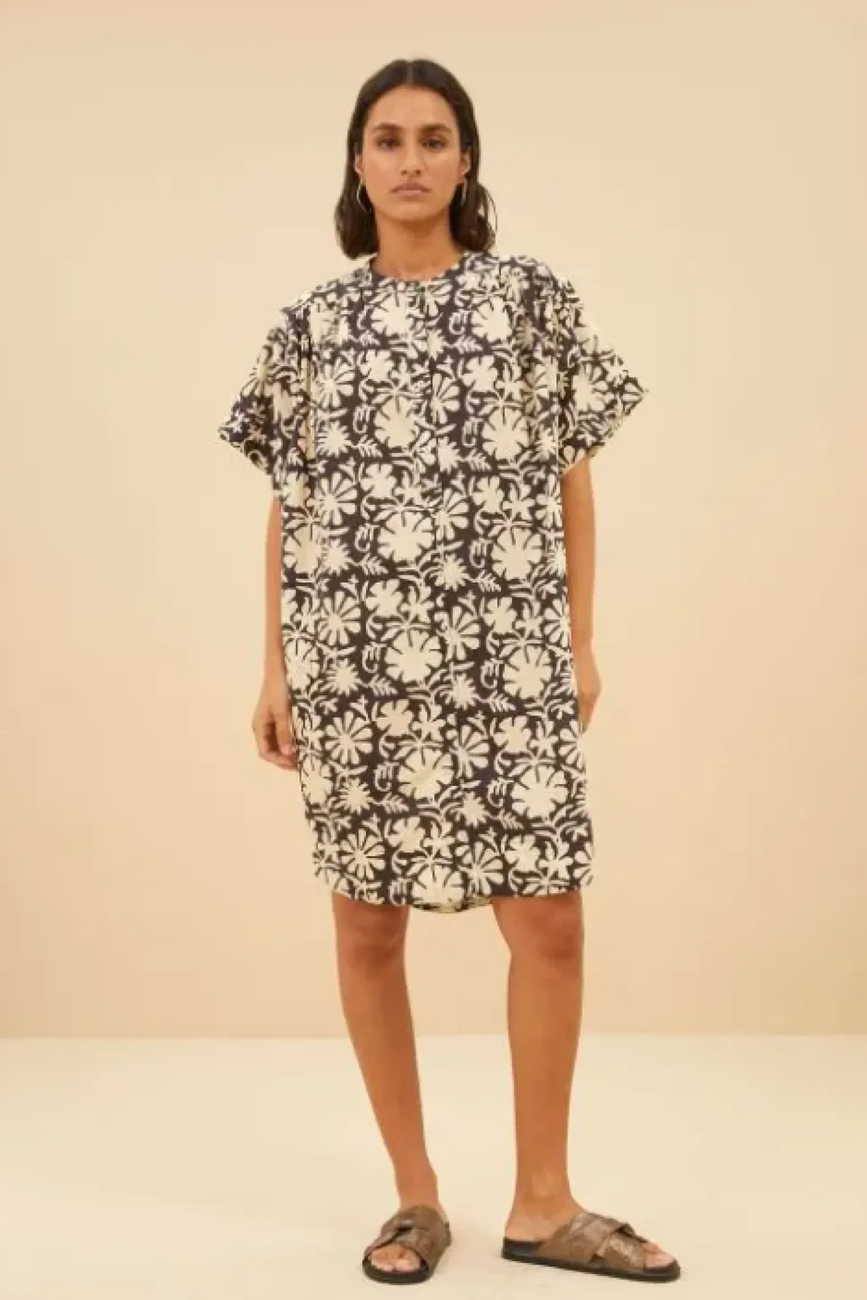 By bar Robes<amber veda dress | veda print