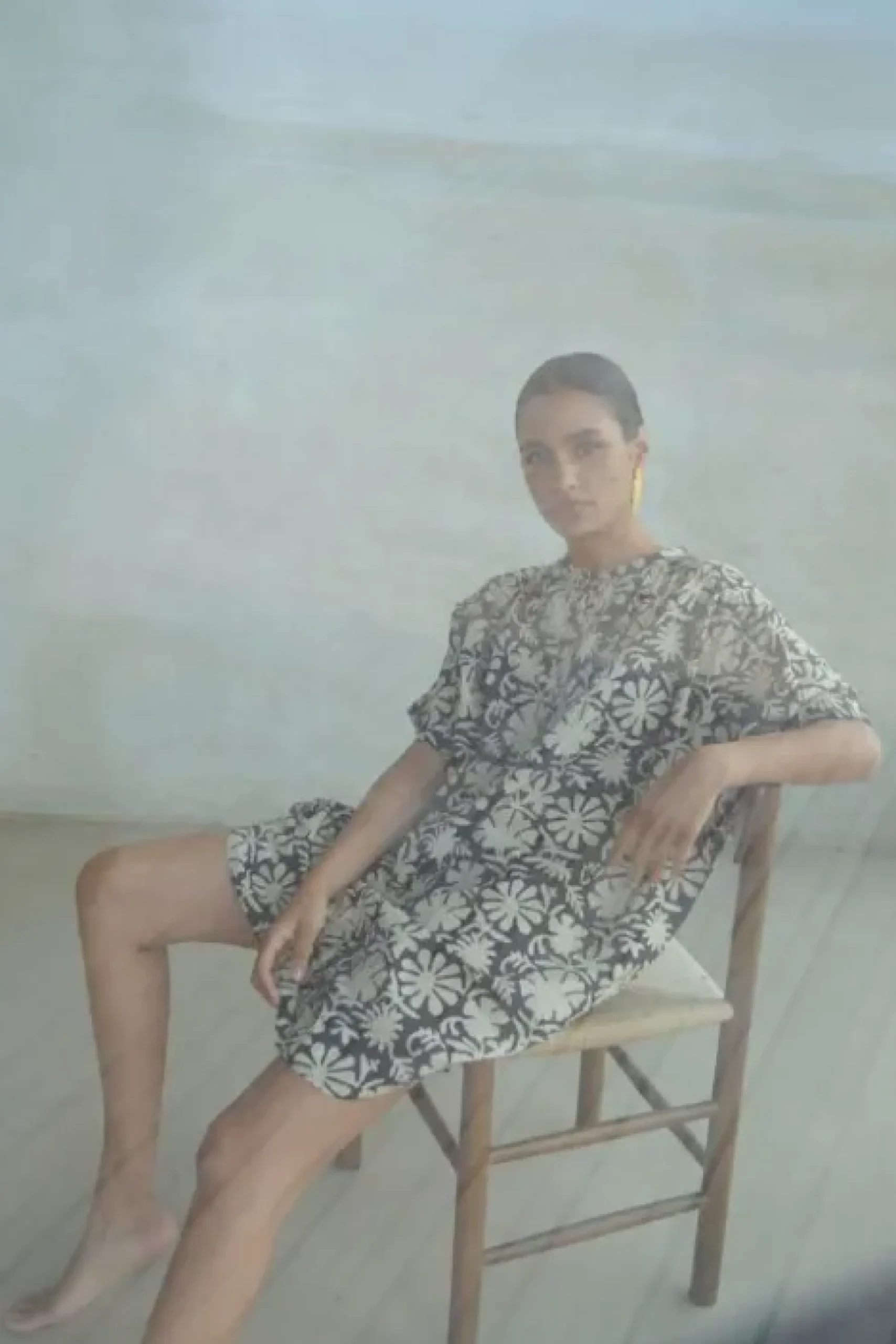 By bar Robes<amber veda dress | veda print