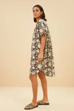 By bar Robes<amber veda dress | veda print