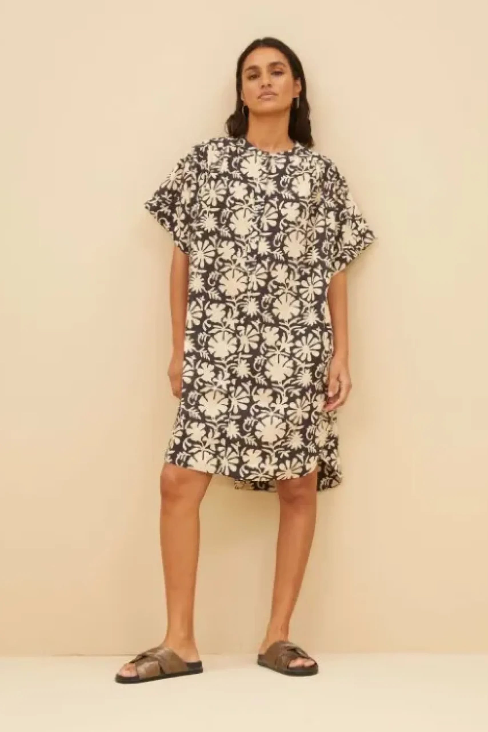 By bar Robes<amber veda dress | veda print