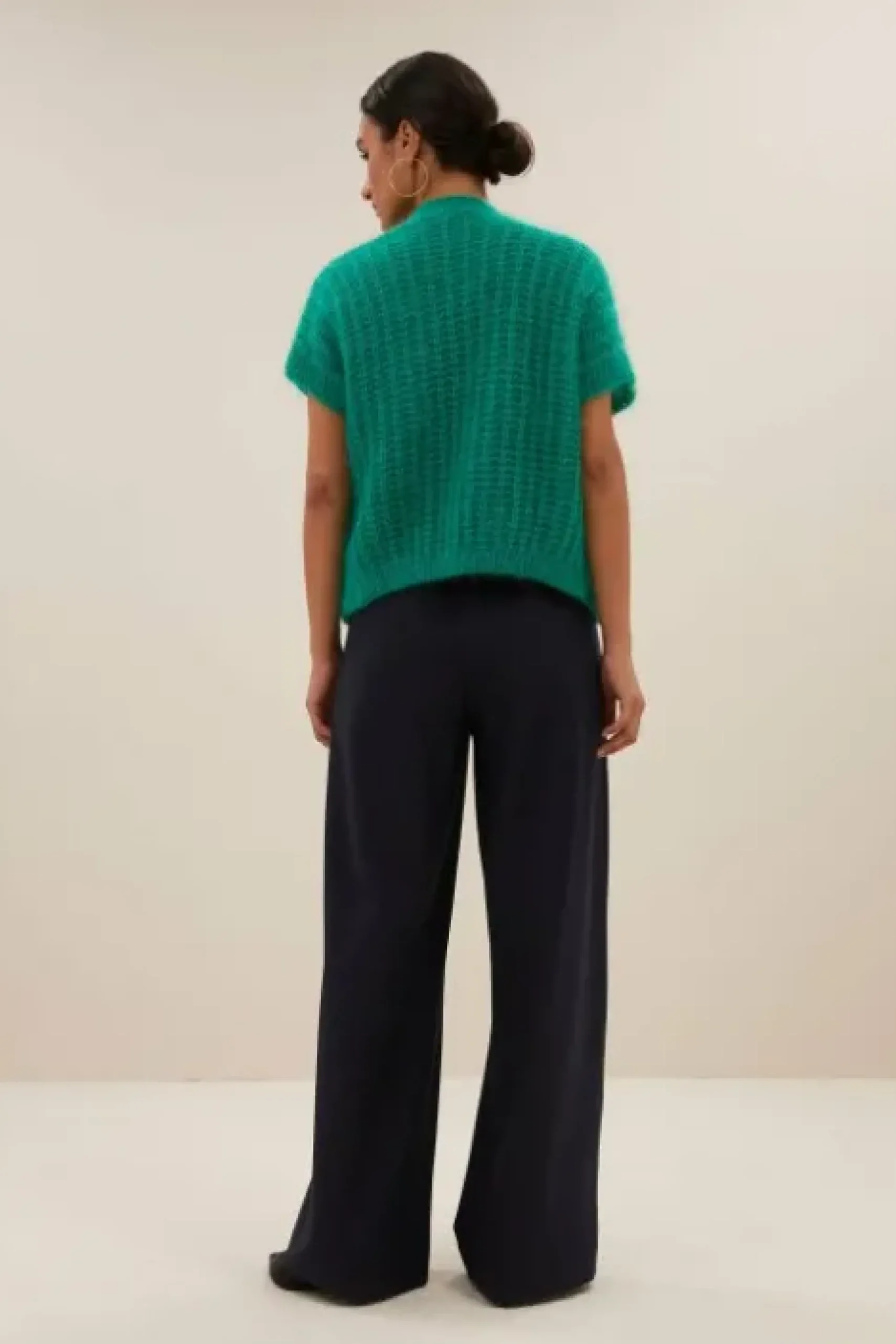 By bar Gilets<anna cardigan | bright green