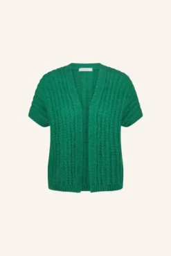By bar Gilets<anna cardigan | bright green