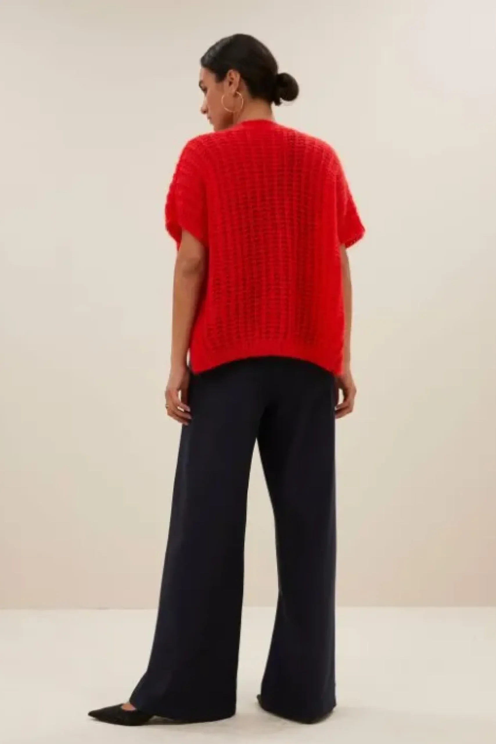 By bar Gilets<anna cardigan | lipstick
