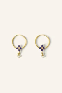 By bar Boucles D'oreilles<asha earring | blue