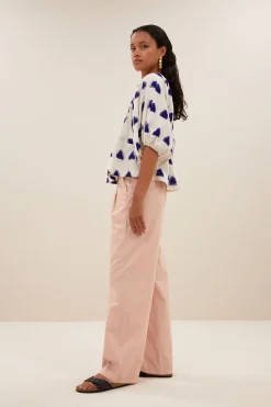 By bar Chemisiers<avelon ikat blouse | blue ikat