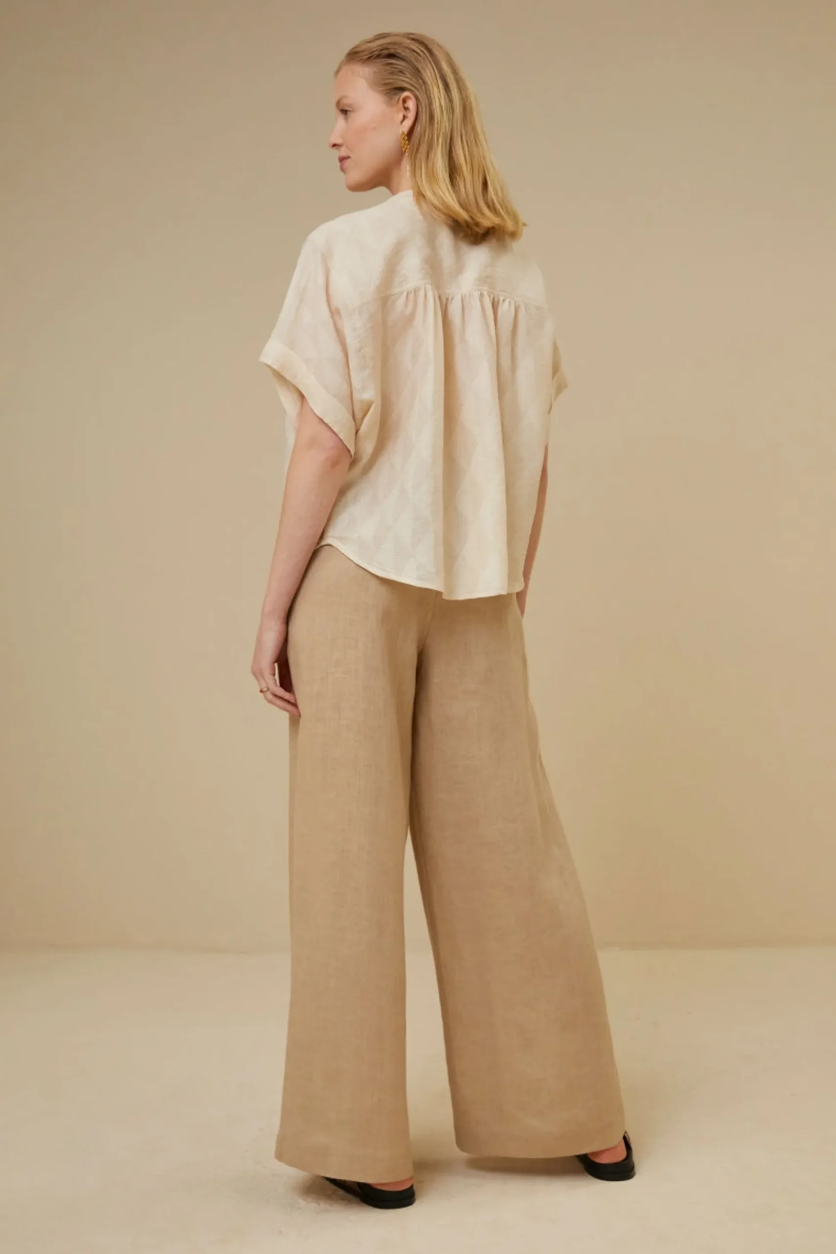 By bar Chemisiers<axel geo blouse | chalk