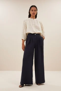 By bar Chemisiers<becky dali blouse | dali blue