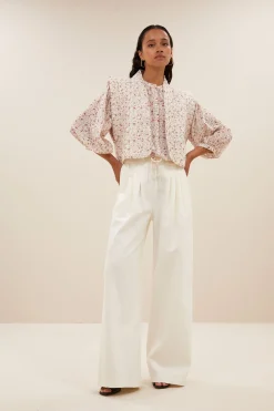 By bar Chemisiers<becky flower blouse | little flower print