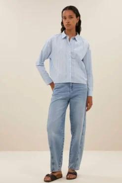 By bar Jeans|Pantalon<begum denim pants | light denim