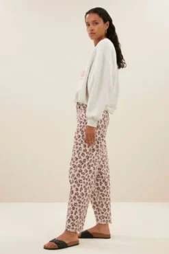 By bar Jeans|Pantalon<begum pink cheetah pants | pink cheetah print