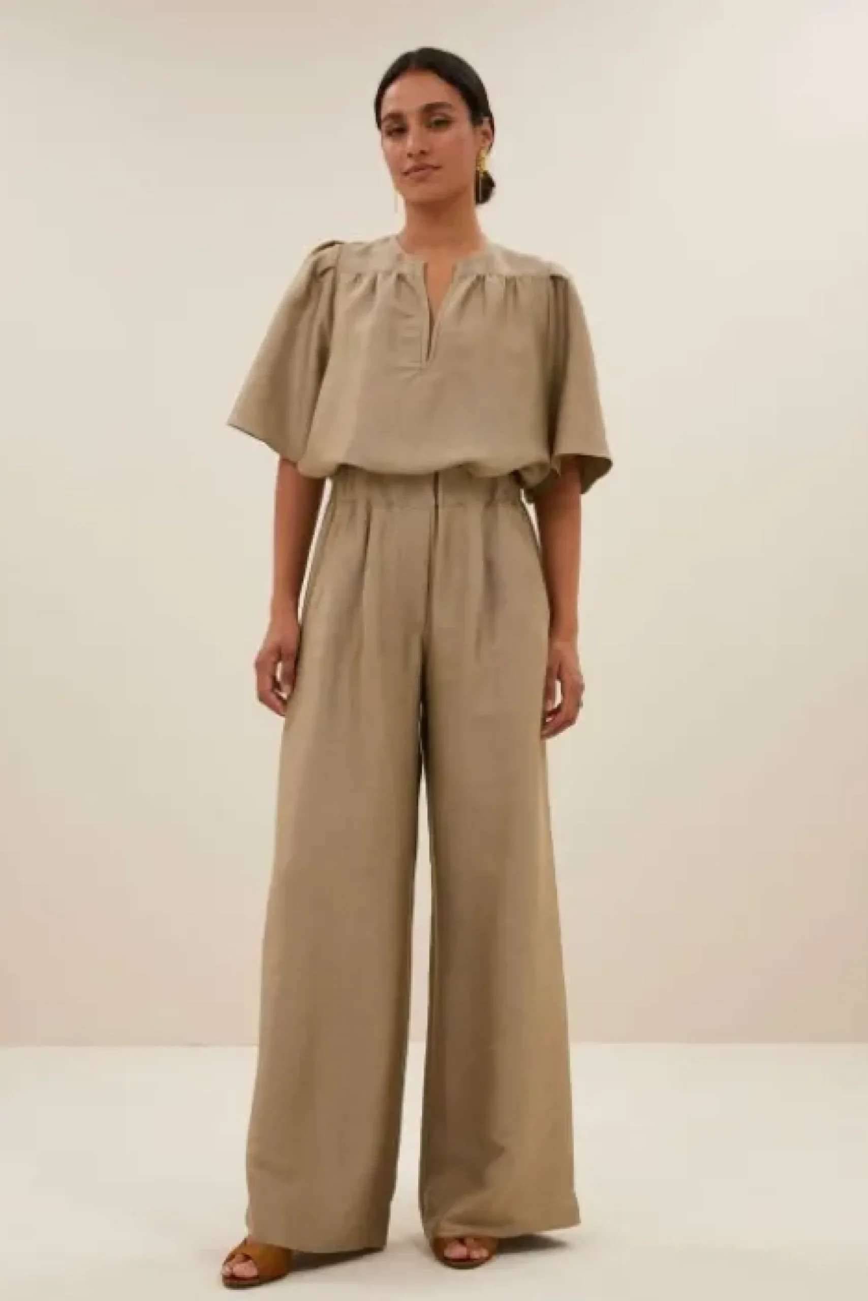 By bar Pantalon<benji gloss pants | gold