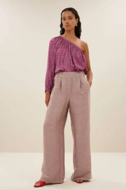 By bar Pantalon<benji gloss pants | mellow rose