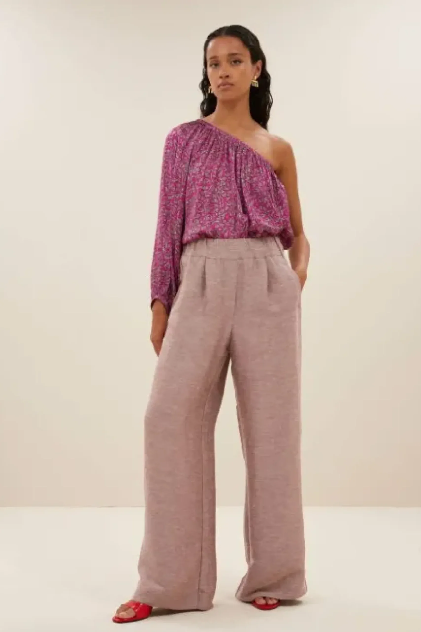 By bar Pantalon<benji gloss pants | mellow rose