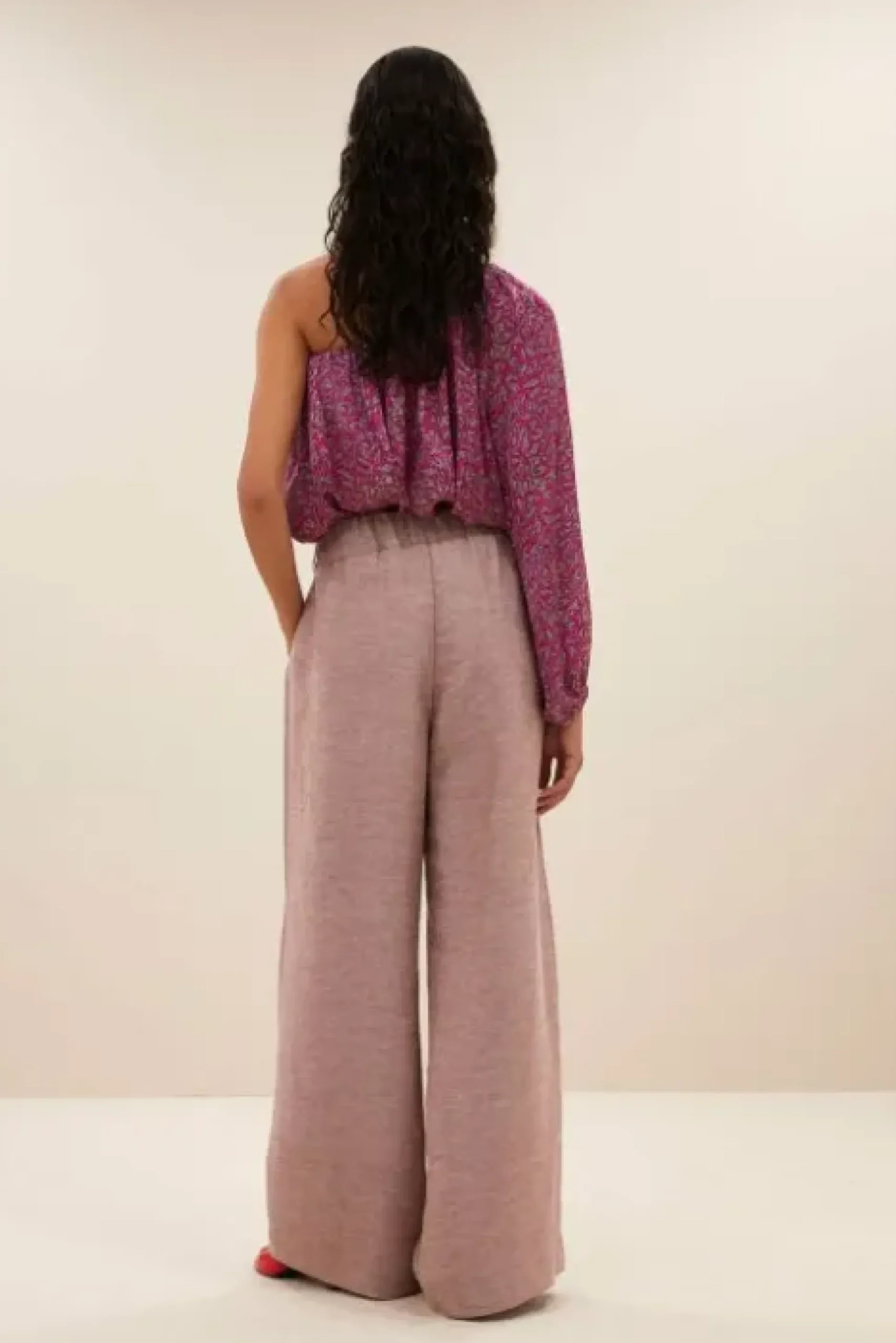 By bar Pantalon<benji gloss pants | mellow rose