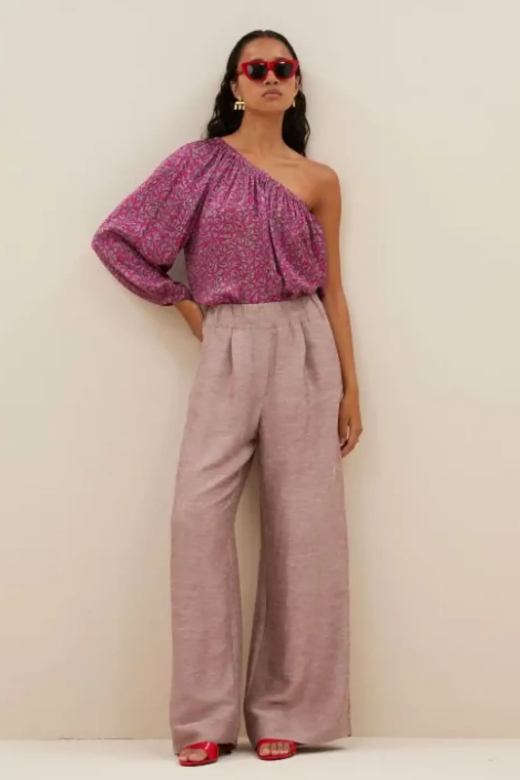 By bar Pantalon<benji gloss pants | mellow rose