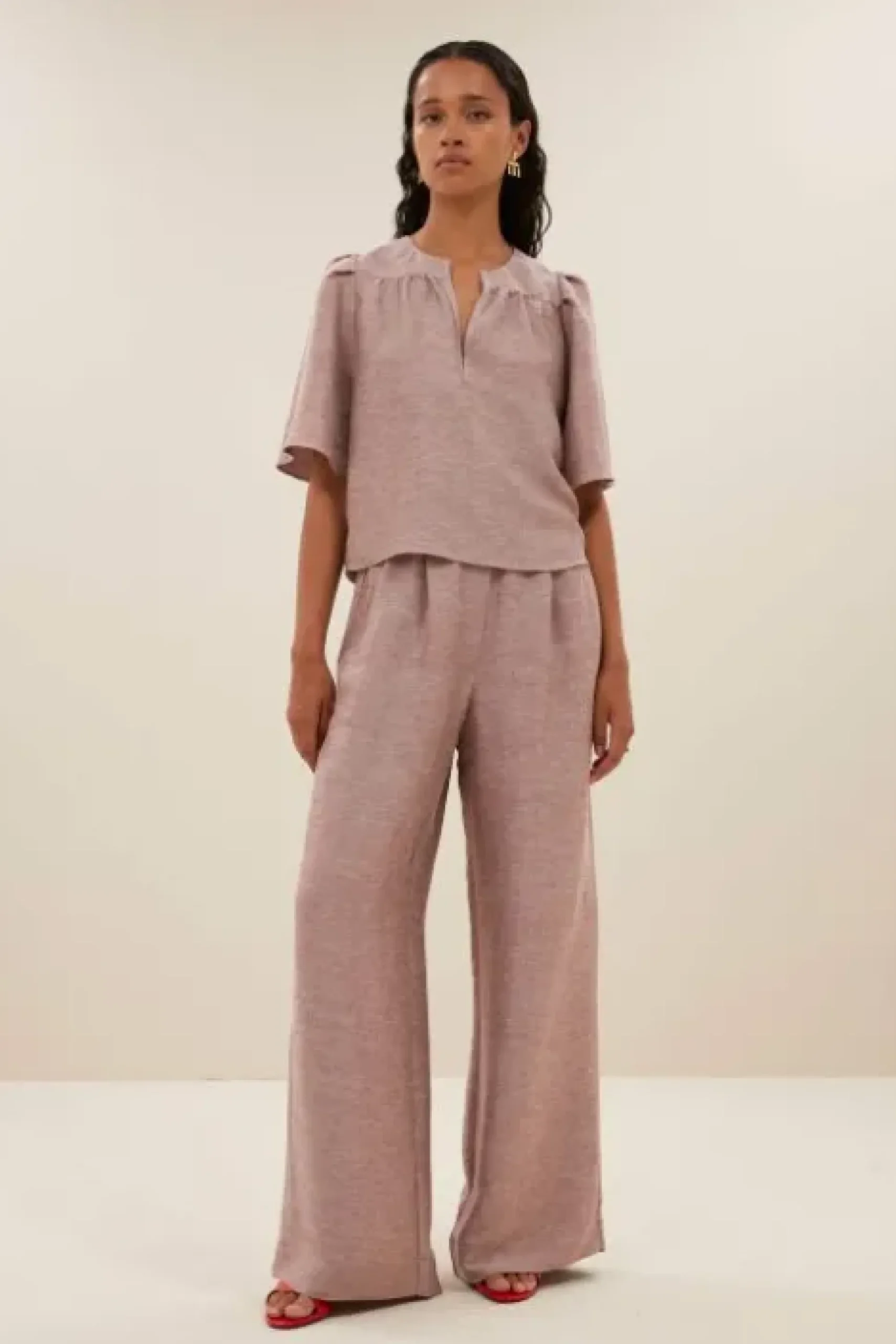 By bar Pantalon<benji gloss pants | mellow rose