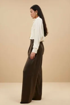 By bar Pantalon<benji metallic pants | bronze