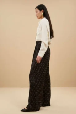 By bar Pantalon<benji paisley pants | paisley dots