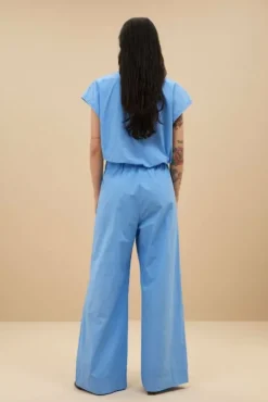 By bar Pantalon<benji poplin pant | aquarius