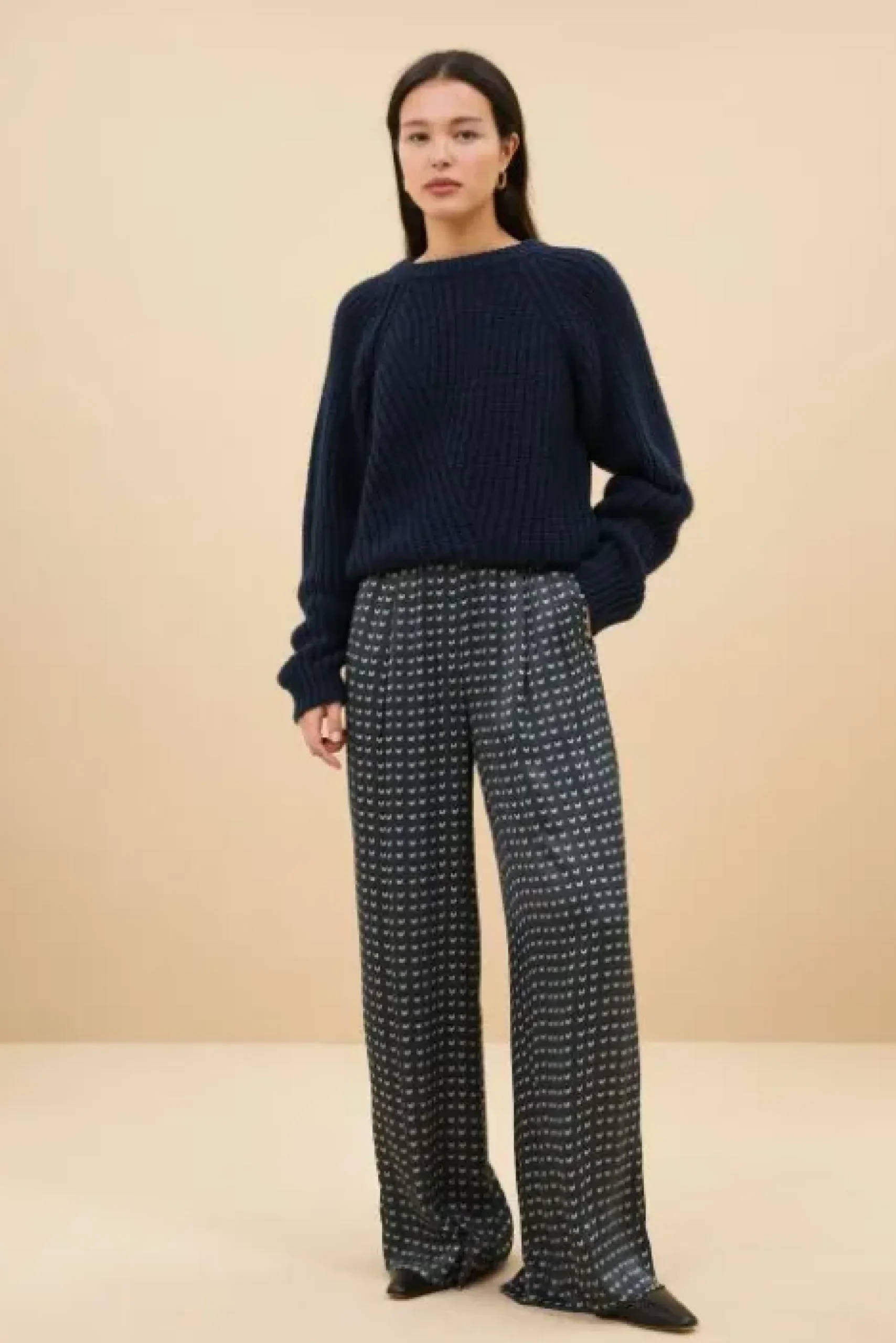 By bar Pantalon<benji rastre pants | rastre print