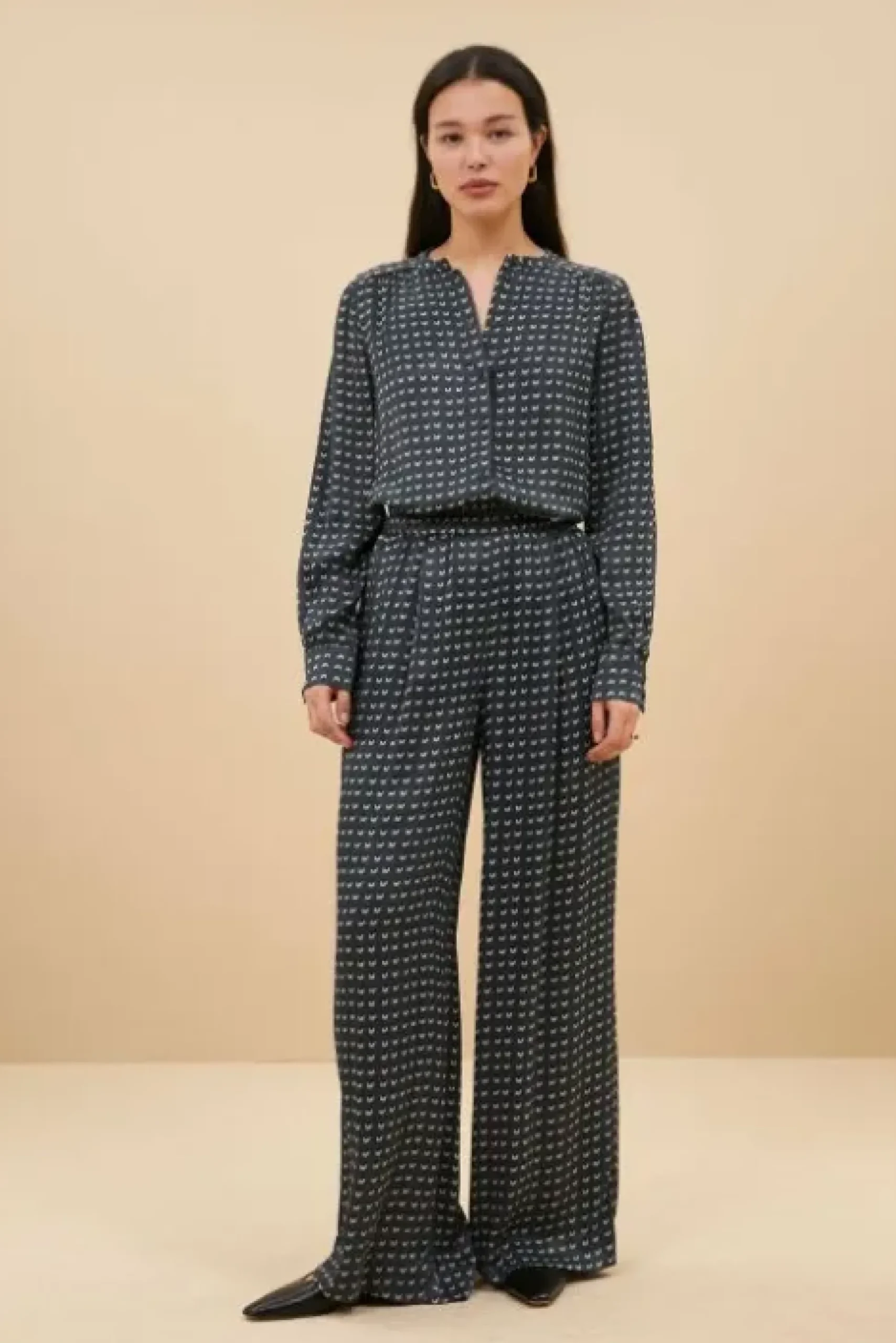 By bar Pantalon<benji rastre pants | rastre print