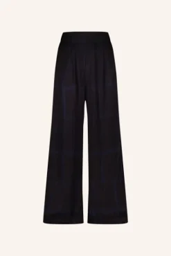 By bar Pantalon<benji square pants | square print
