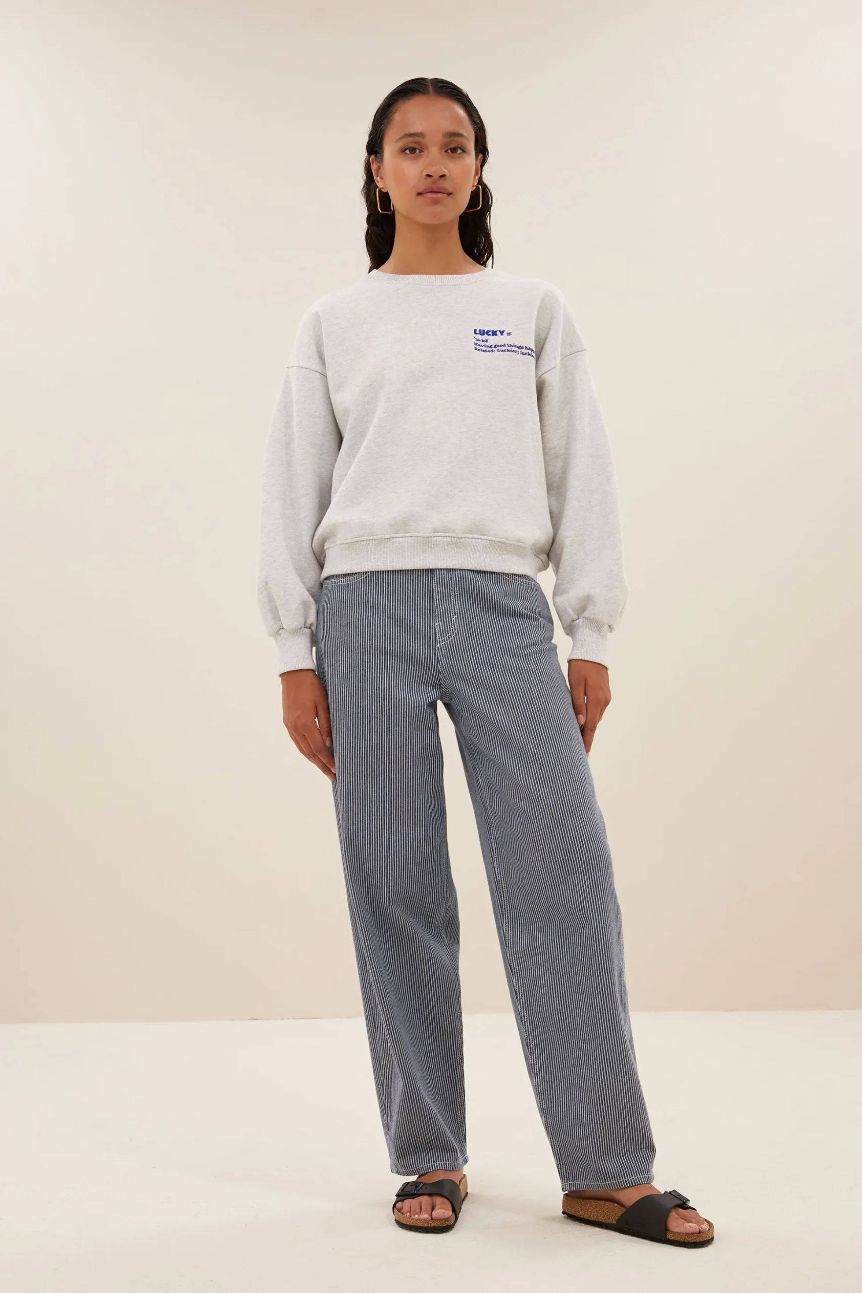 By bar Pulls|Maillots<bibi heavy sweater | light grey melee