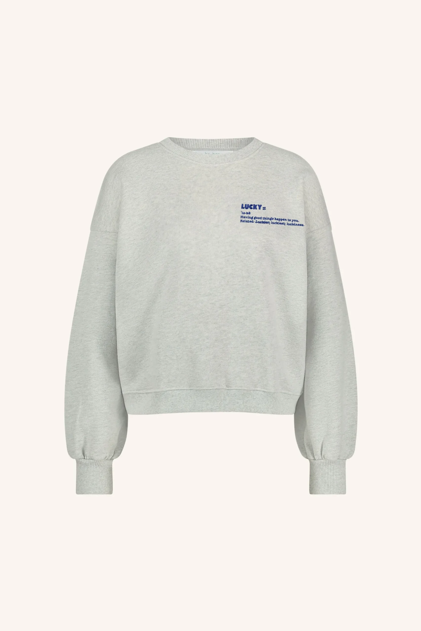 By bar Pulls|Maillots<bibi heavy sweater | light grey melee