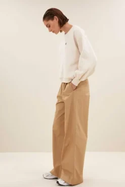 By bar Pulls|Maillots<bibi logo sweater | oyster melee