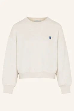 By bar Pulls|Maillots<bibi logo sweater | oyster melee