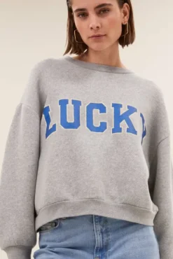 By bar Pulls|Maillots<bibi lucky sparkle sweater | grey melee