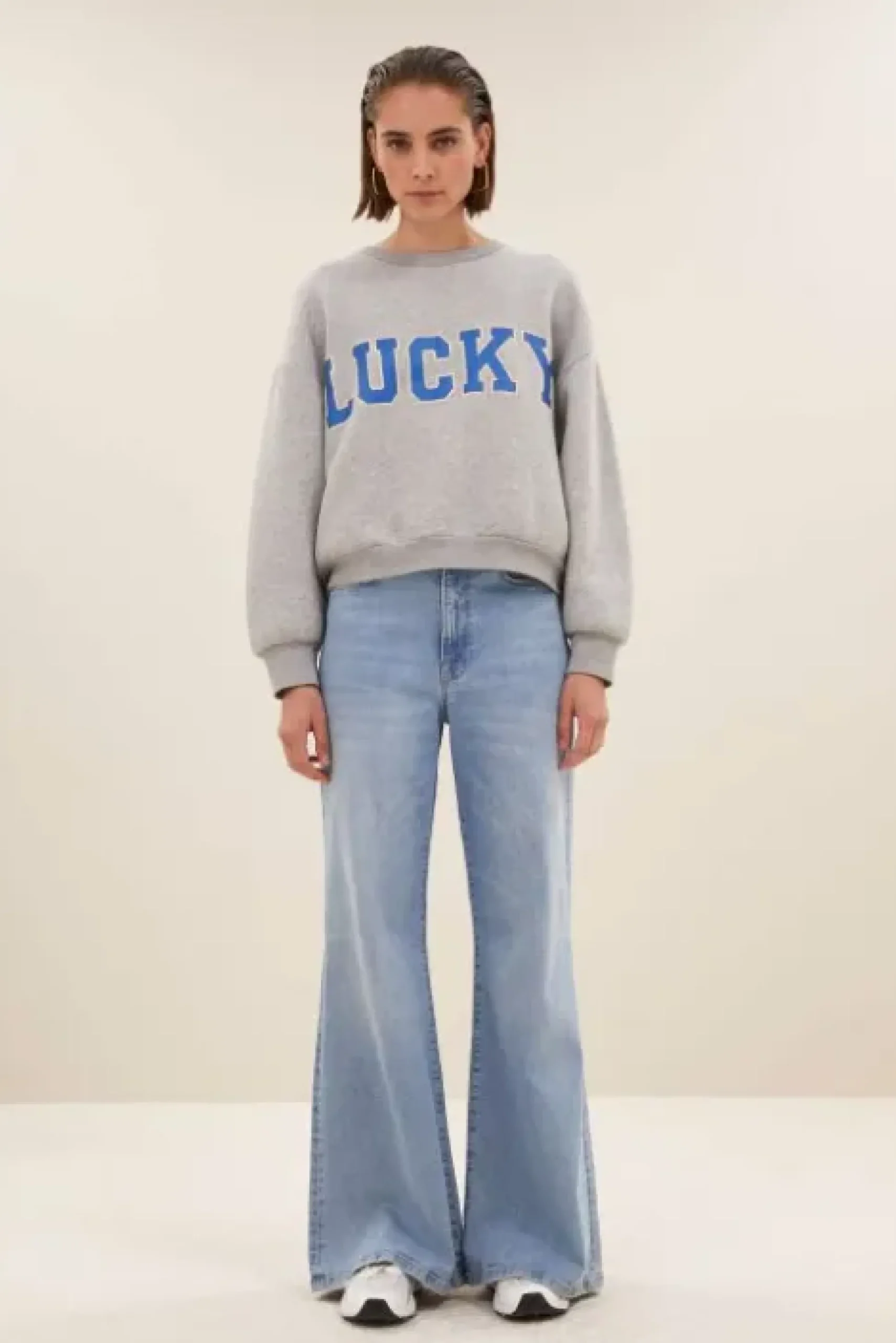 By bar Pulls|Maillots<bibi lucky sparkle sweater | grey melee