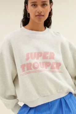 By bar Pulls|Maillots<bibi trouper sweater | light grey melee