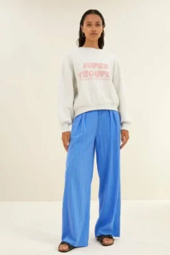 By bar Pulls|Maillots<bibi trouper sweater | light grey melee