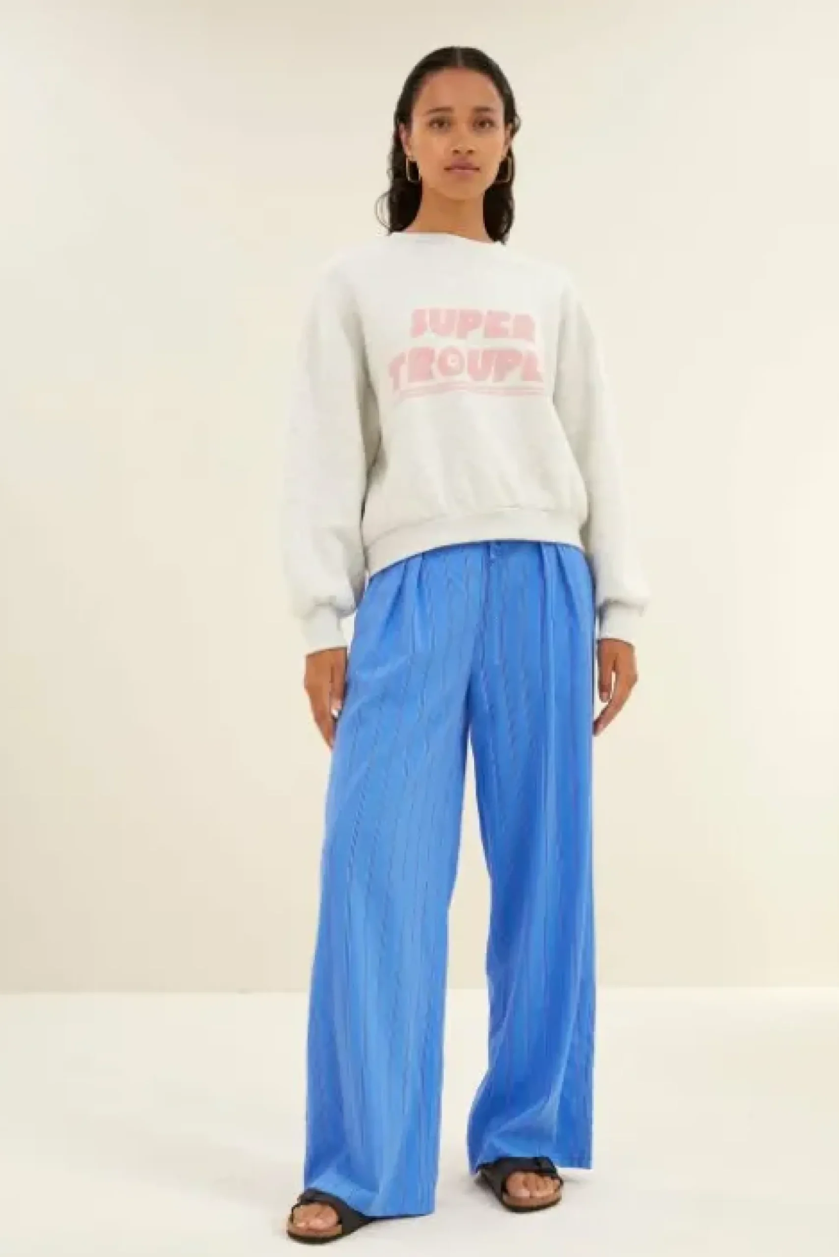 By bar Pulls|Maillots<bibi trouper sweater | light grey melee