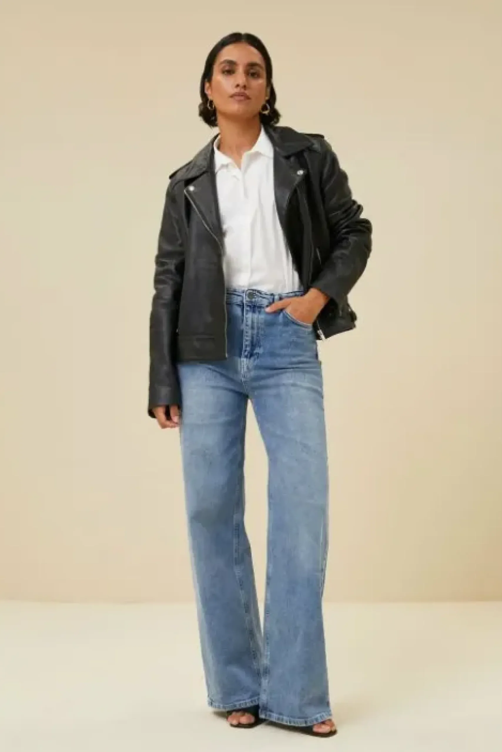 By bar Vestes<biker jacket | black