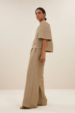 By bar Chemisiers<blake gloss blouse | gold