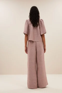 By bar Chemisiers<blake gloss blouse | mellow rose