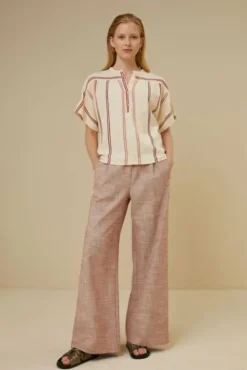 By bar Chemisiers<bo athia blouse | grenache