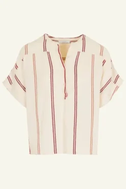 By bar Chemisiers<bo athia blouse | grenache