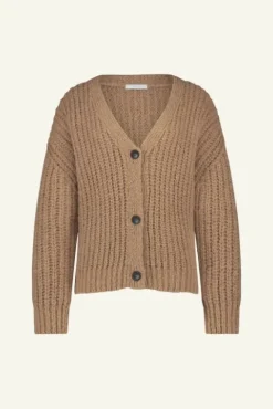 By bar Gilets<bobbi cardigan | camel