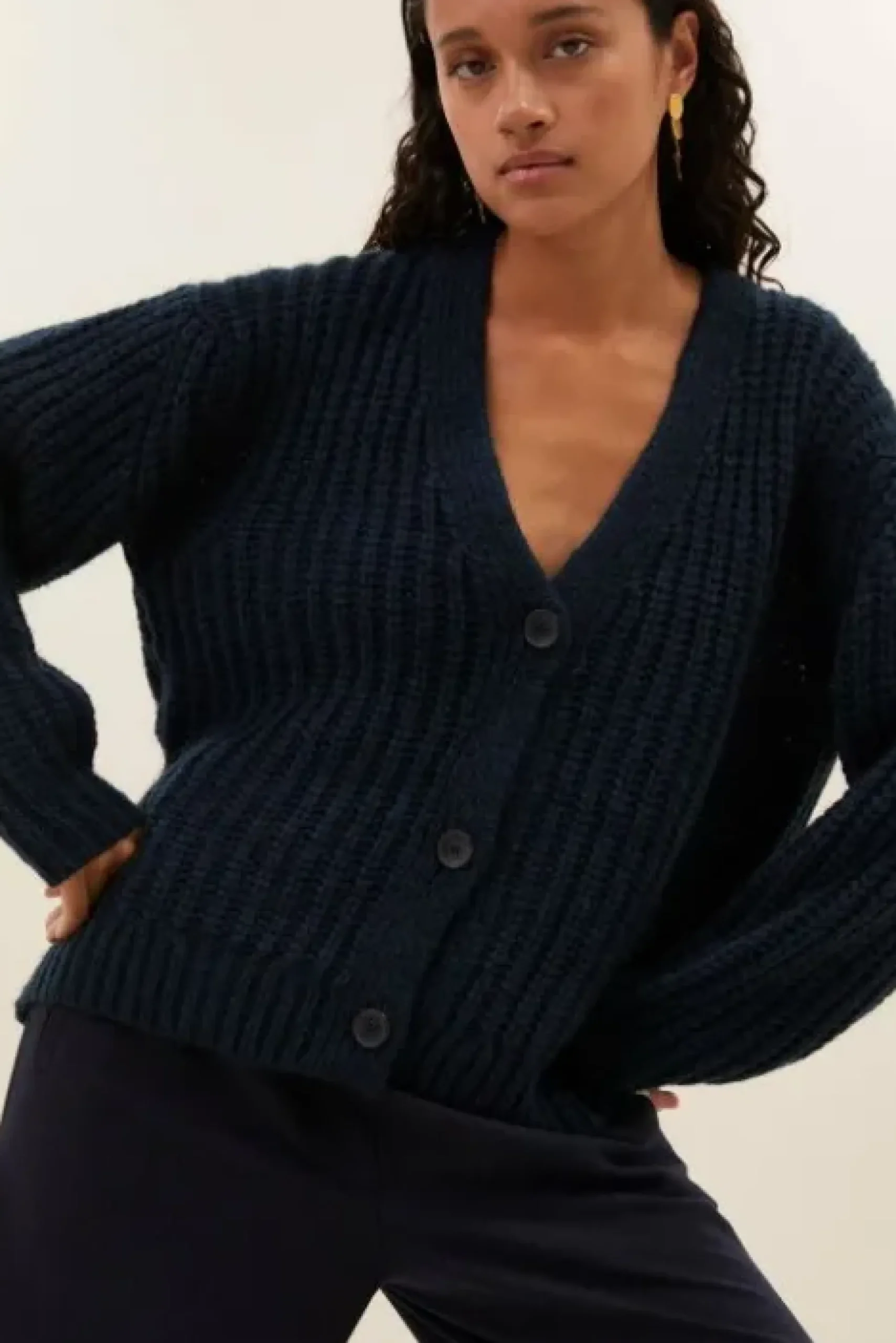 By bar Gilets<bobbi cardigan | navy