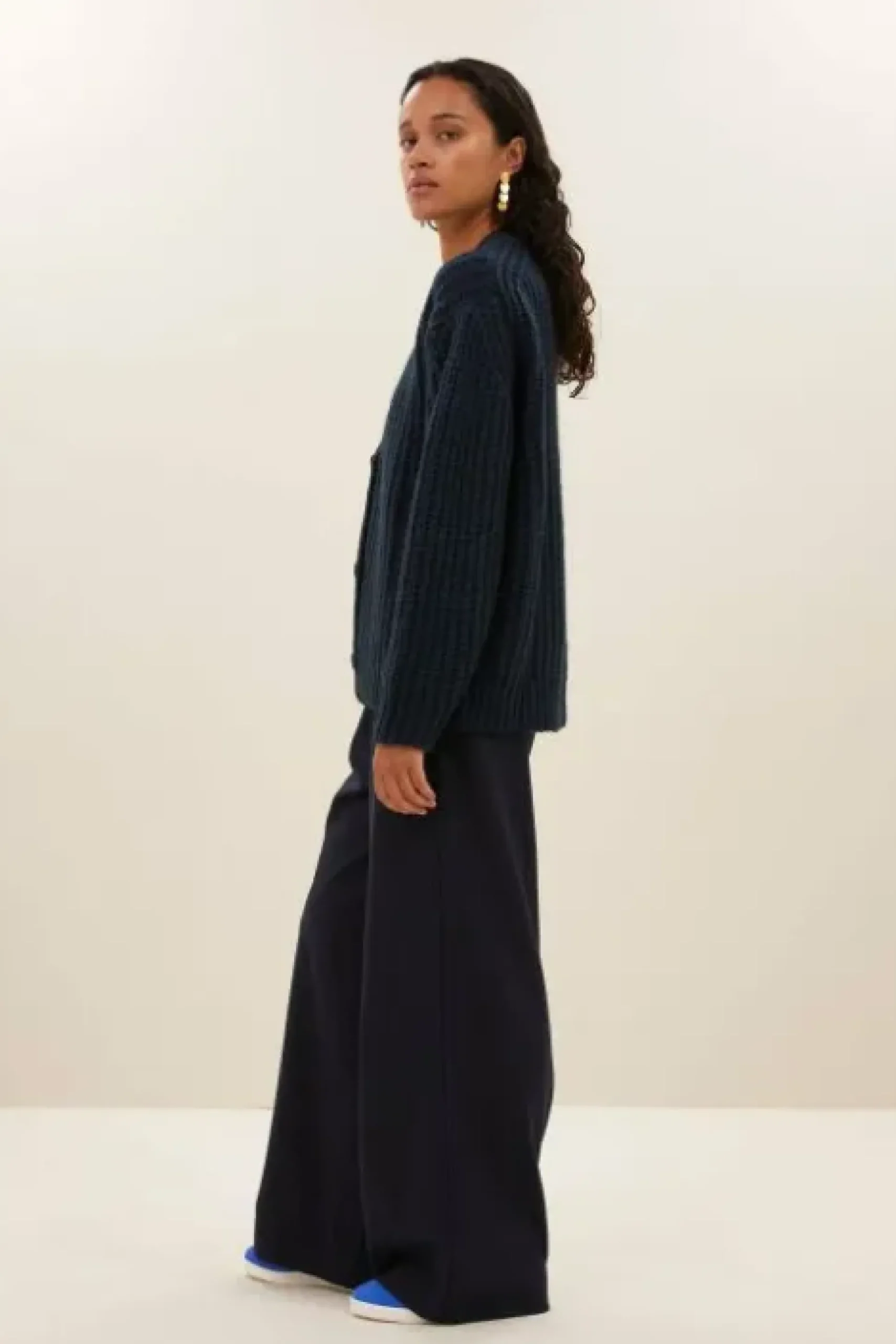 By bar Gilets<bobbi cardigan | navy