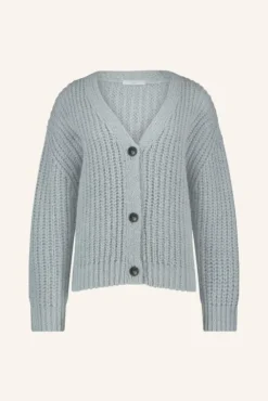 By bar Gilets<bobbi cardigan | steel blue