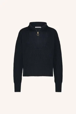 By bar Maillots<boxy beau cotton pullover | midnight