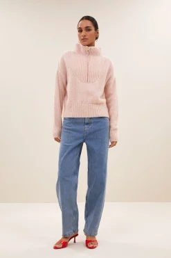 By bar Maillots<boxy beau pullover | light pink